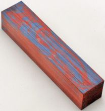 Red & Blue Lava Pen Blank 5/8" x 3"