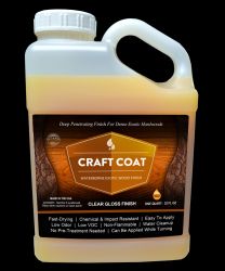 Craft Coat / Gallon - Water Based Exotic Wood Finish