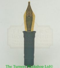 Jowo #5 1.1 Calligraphy tip, Gold-Plated Steel Nib
