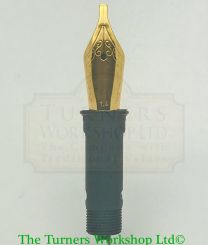 Jowo #5 1.4 Calligraphy tip, Gold-Plated Steel Nib