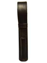Aston Leather Black Leather 1 Pen Case