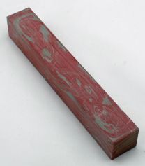 Red & Gold Lava Pen Blank 3/4" x 5"