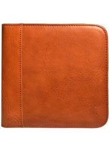 Aston Leather Collector's 6 Pen Case - Tan