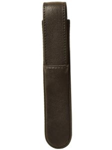 Aston Leather Italian Style 1 Pen Box Black