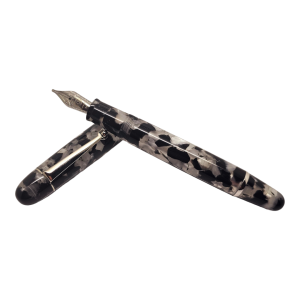 Penlux Masterpiece Grande Koi Black & White Fountain Pen (stub 1.1)
