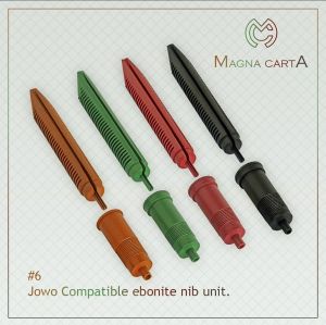 Red Jowo Compatible Ebonite Nib Units