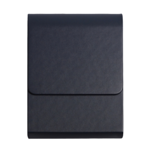 Orom Leather Pieno 6 Pen Case (Navy Blue)