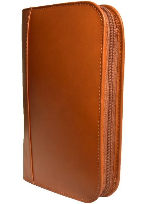 Aston Leather Collector s 10 Pen Case tan