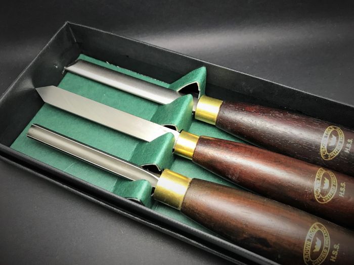 CROWN HAND TOOLS PEN MAKING CHISEL SET